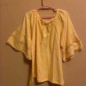 Yellow blouse